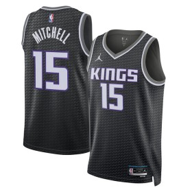 Dres Sacramento Kings Davion Mitchell 15 Jordan 2022-23 Statement Edition Crno Swingman